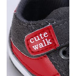 Cute Walk by Babyhug Shoes Style Booties - Brown