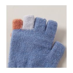 Babyhug Woollen Gloves Animal Design - Blue