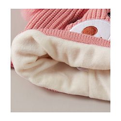 Babyhug Woollen Tie Knot Pink Grey - Diameter 13 cm
