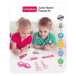 Babyhug Junior Doctor Play Set 15 Pieces - Pink