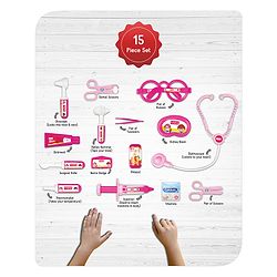 Babyhug Junior Doctor Play Set 15 Pieces - Pink
