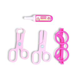 Babyhug Junior Doctor Play Set 15 Pieces - Pink | Pretend Care & Social Play | Inspires Empathy &  Imaginative Role-Play | BIS Certified