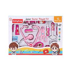 Babyhug Junior Doctor Play Set 15 Pieces - Pink