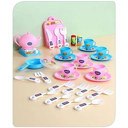 Babyhug Kitchen Tea Party Toy Set of 31 - Pink