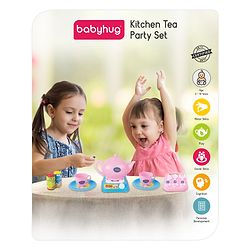 Babyhug Kitchen Tea Party Toy Set of 31 - Pink