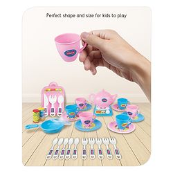 Babyhug Kitchen Tea Party Toy Set of 31 - Pink