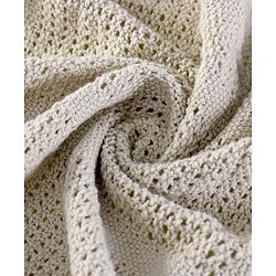 Babyhug All Season Cotton Cellular Blanket - Grey