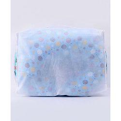 Babyhug 100% Cotton Feeding Pillow Circle Print - Blue | Fits upto waist size 44 inches