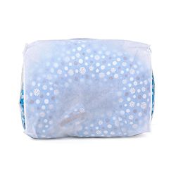 Babyhug 100% Cotton Feeding Pillow with Nursing Cape Polka Dots - Blue