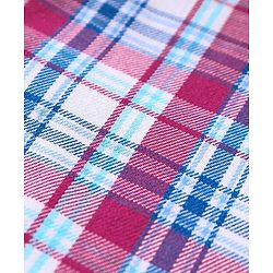 Babyhug Full Sleeves Woven Checked Night Suit - Multicolor