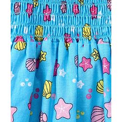 Babyhug Singlet Sleeveless Printed Top - Blue
