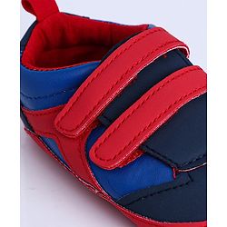 Cute Walk by Babyhug Shoes Style Booties - Red Blue