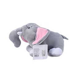 Babyhug Baby Elephant Soft Toy Grey - Height 23 cm