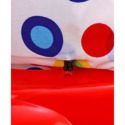 Babyhug Rabit Walker cum Rocker With Parental Push Handle - Red (Seat Print & Color May Vary)