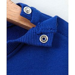 Babyhug Full Sleeve Sweatshirt Frozen Print - Blue