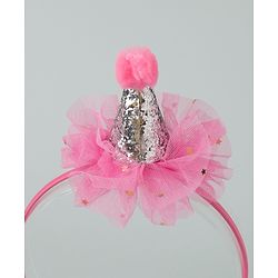 Babyhug Hair Band Hat Applique - Pink