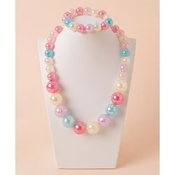 Babyhug Free Size Headbands with Floral Applique - Light Blue main image 1