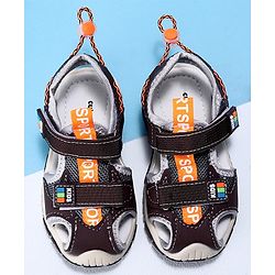 Cute Walk by Babyhug Sandals - Brown