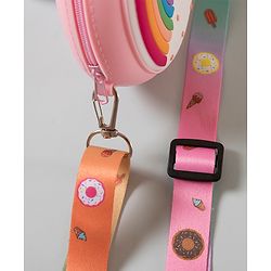 Babyhug Rainbow Printed Sling Bag - Pink