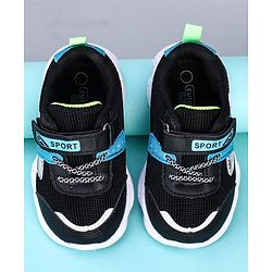 Cute Walk by Babyhug Sports Shoes - Black