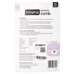 Babyhug Premium Comb Set of 4 - Brown