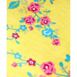 Babyhug Shorts Floral Print - Yellow