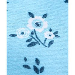 Babyhug Full Length Leggings Floral Print Pack of 2 - Blue