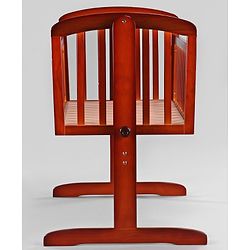 Babyhug Joy Plus Cradle With Mosquito Net - Walnut