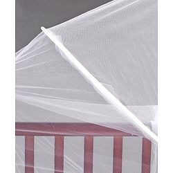 Babyhug Joy Plus Cradle With Mosquito Net - Walnut