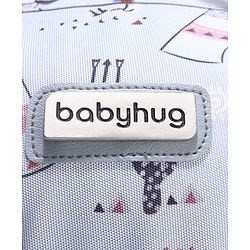 Babyhug Printed Backpack Style Maternity Diaper Bag- Grey
