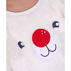 Babyhug Full Sleeves Cotton Sweatshirt - Off White