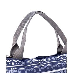 Babyhug Portable and Reusable Insulated Lunch Bag With Strips Print|For School,Travel and Outdoors|Premium & Easy to Carry| (Color & Print May Vary)