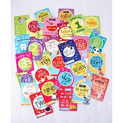 Babyhug Baby Milestone Cards - English