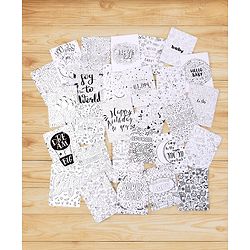 Babyhug Baby Milestone Cards - English