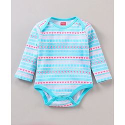 Babyhug Full Sleeves 100% Cotton Onesies Pack of 7 - Multicolor