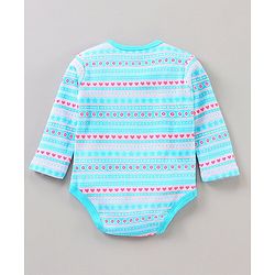 Babyhug Full Sleeves 100% Cotton Onesies Pack of 7 - Multicolor