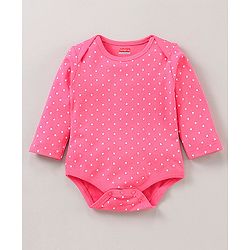 Babyhug Full Sleeves 100% Cotton Onesies Pack of 7 - Multicolor