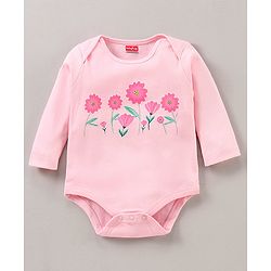 Babyhug Full Sleeves 100% Cotton Onesies Pack of 7 - Multicolor