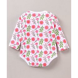 Babyhug Full Sleeves 100% Cotton Onesies Pack of 7 - Multicolor