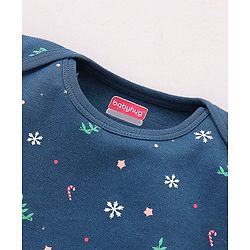 Babyhug 100% Cotton Full Sleeves Multi Print Onesies Pack of 3 - Multicolor