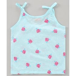 Babyhug 100% Cotton Singlet Jhablas Rose Print Pack of 3  - Multicolor