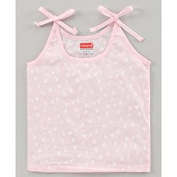 Babyhug 100% Cotton Singlet Jhablas Rose Print Pack of 3  - Multicolor