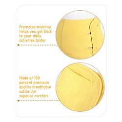 Babyhug Cotton Maternity Belt - Yellow