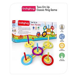 Babyhug Toss Em Up Classic Ring Game - Yellow