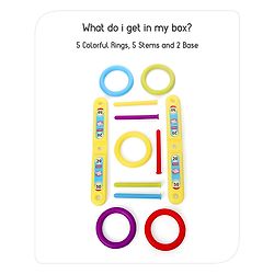 Babyhug Toss Em Up Classic Ring Game - Yellow