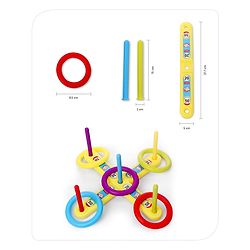 Babyhug Toss Em Up Classic Ring Game - Yellow