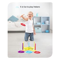 Babyhug Toss Em Up Classic Ring Game - Yellow