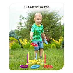 Babyhug Toss Em Up Classic Ring Game - Yellow