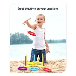 Babyhug Toss Em Up Classic Ring Game - Yellow