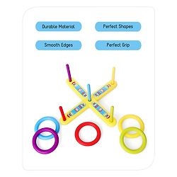 Babyhug Toss Em Up Classic Ring Game - Yellow